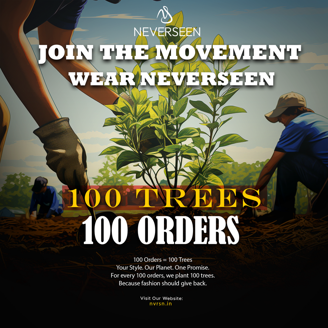 100 Orders = 100 Trees: Our Promise to Build a Greener Tomorrow