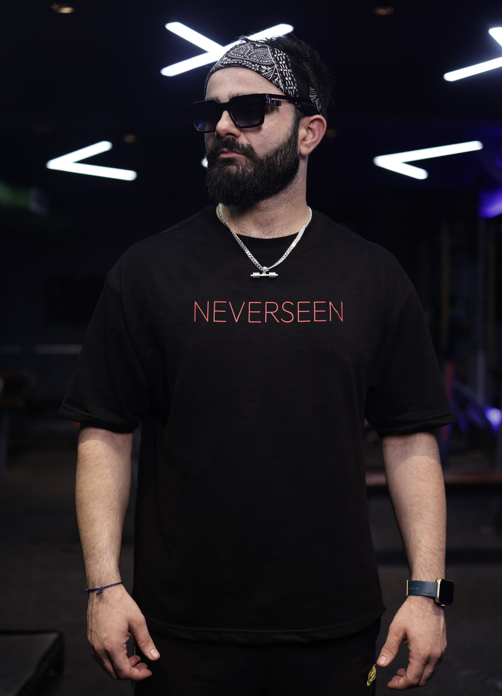 Ignite the Light Within – Oversized Black T-Shirt