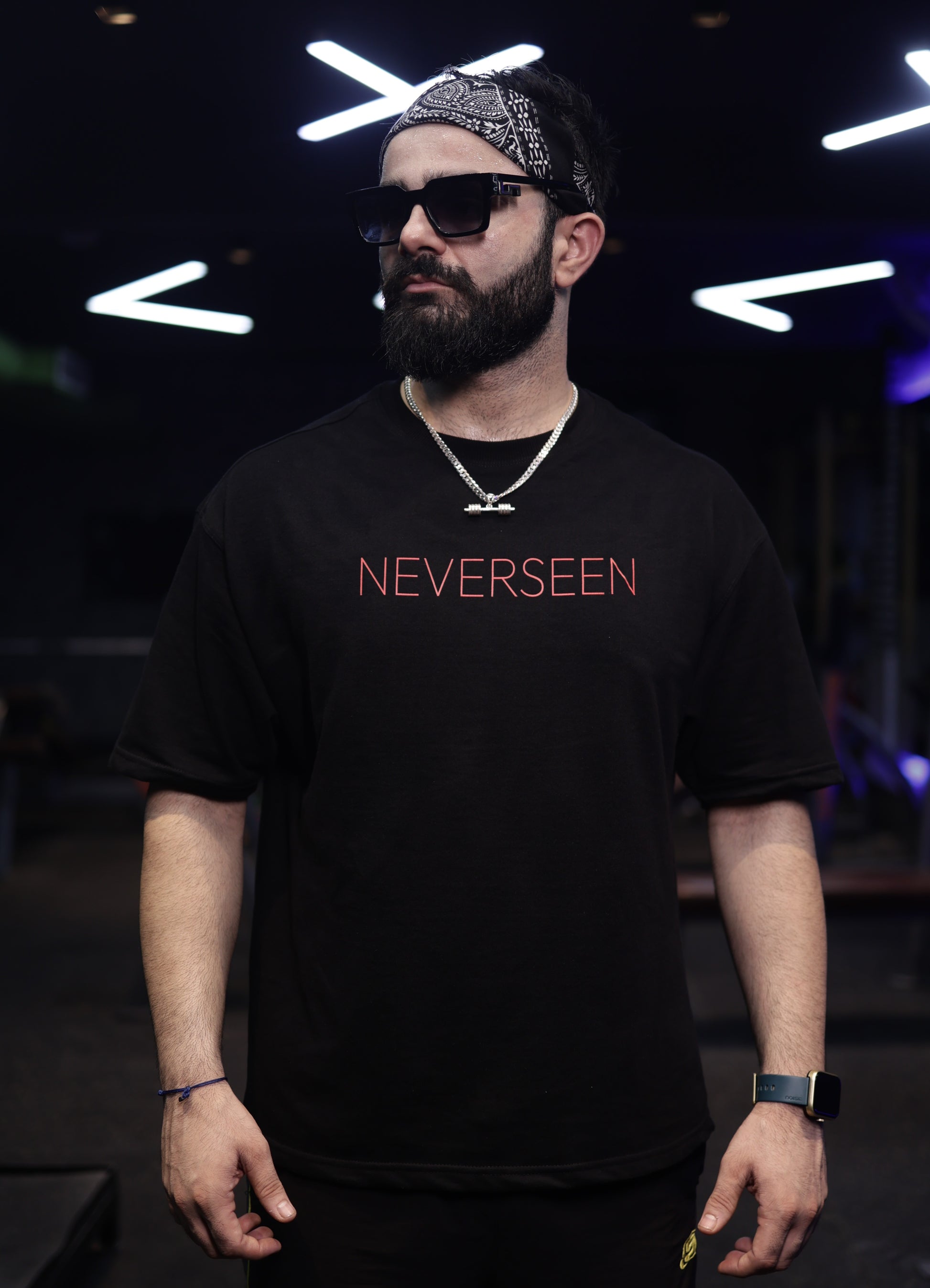 Ignite the Light Within – Oversized Black T-Shirt