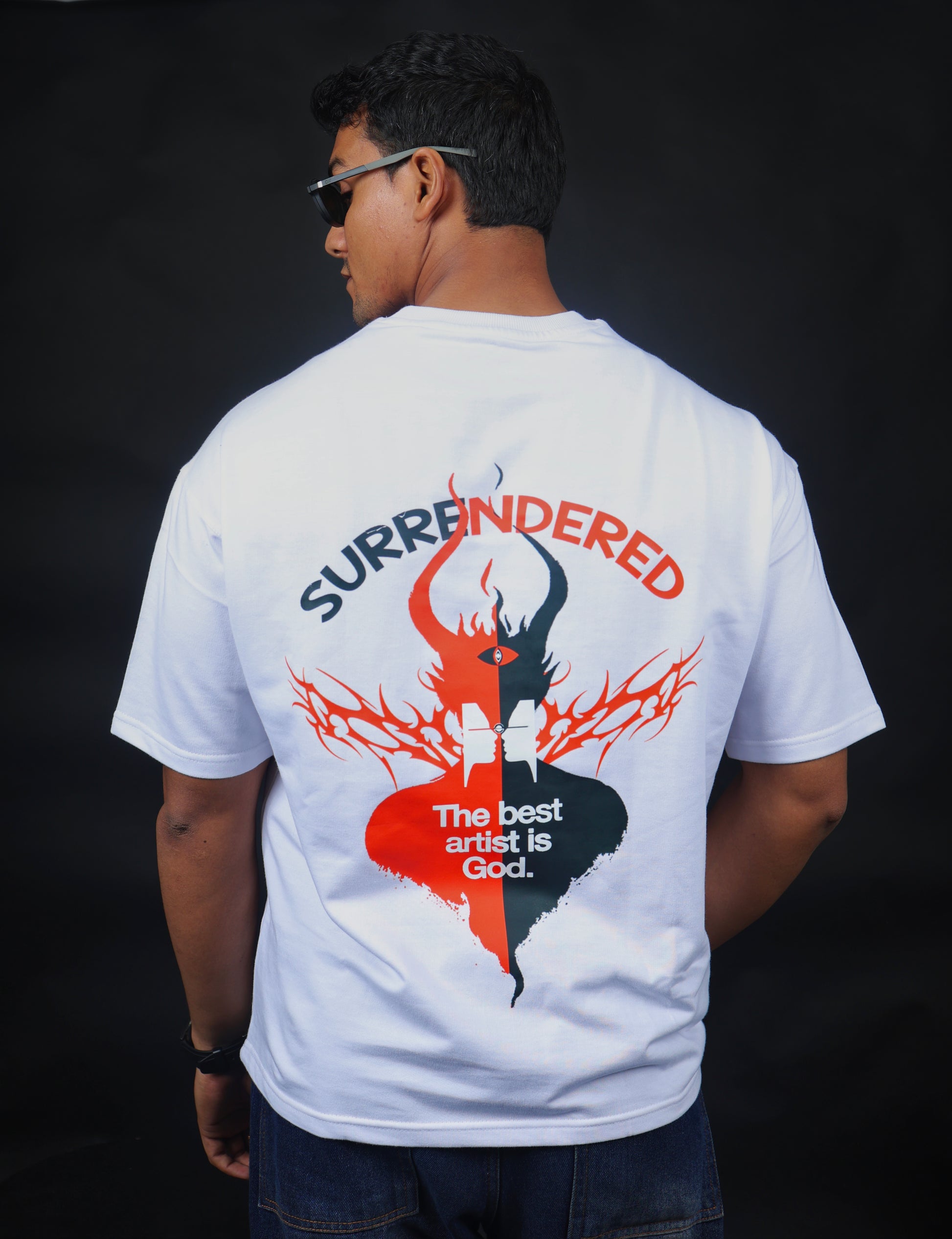 Surrendered – White Graphic Tee