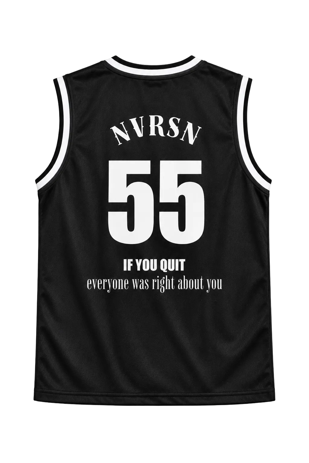 NEVERSEEN Black Sleeveless Jersey | Streetwear