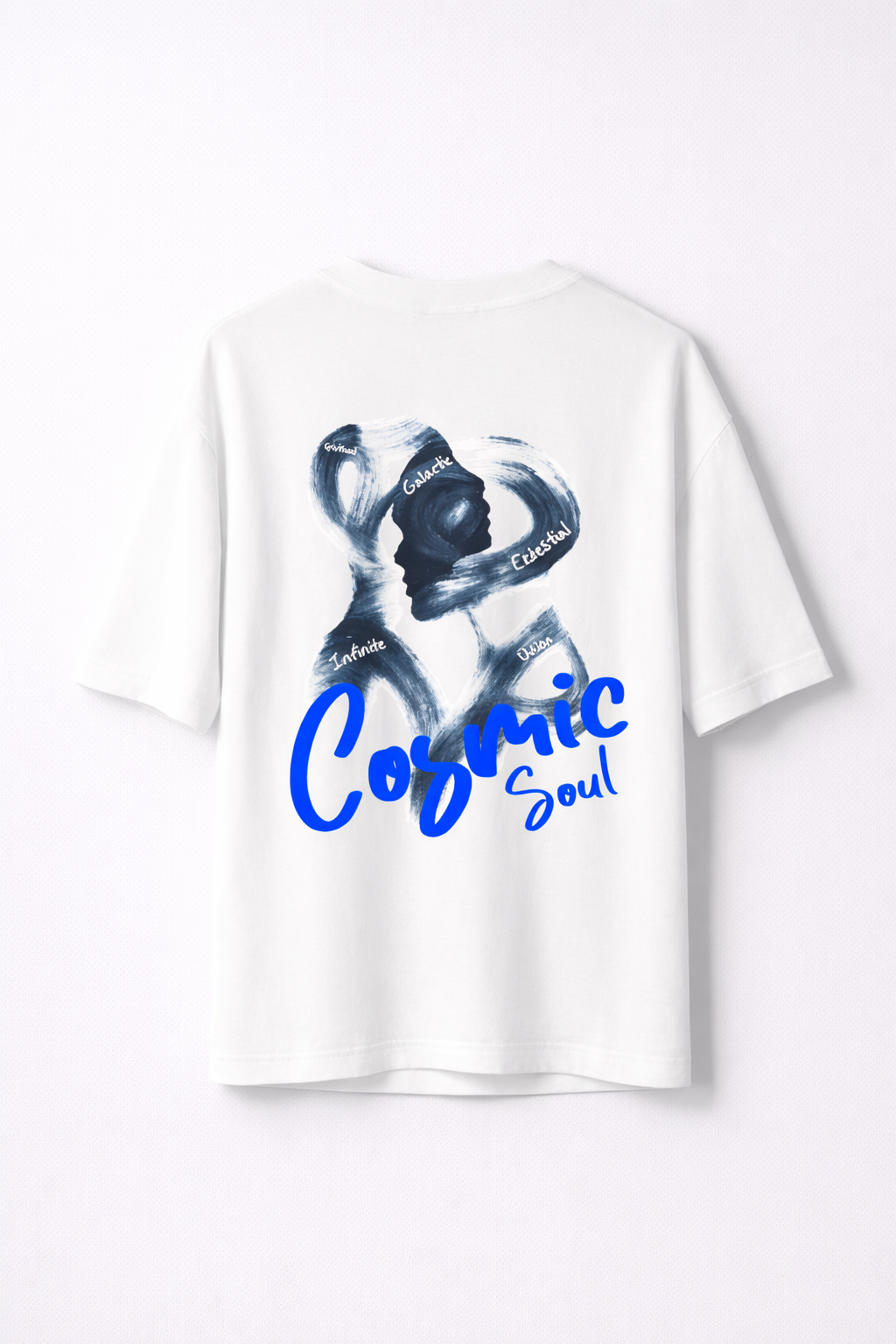 Cosmic Soul – White Oversized T-Shirt | NEVERSEEN®