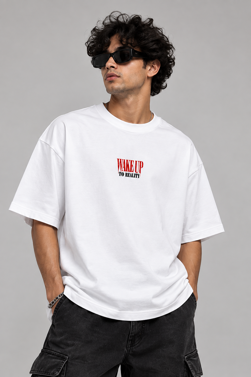 Wake Up To Reality Oversized T-Shirt | NEVERSEEN