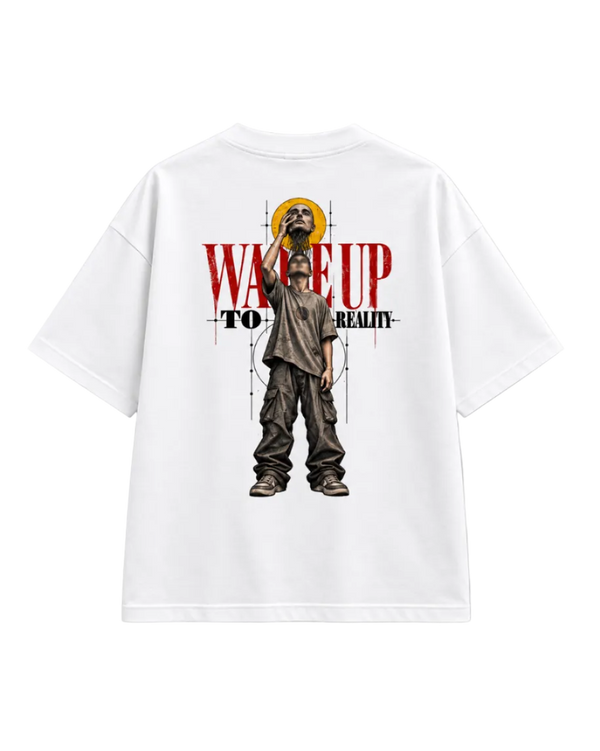 Wake Up To Reality Oversized T-Shirt | NEVERSEEN