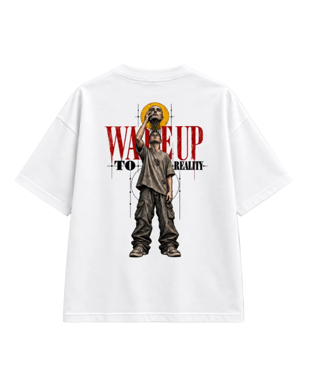 Wake Up To Reality Oversized T-Shirt | NEVERSEEN