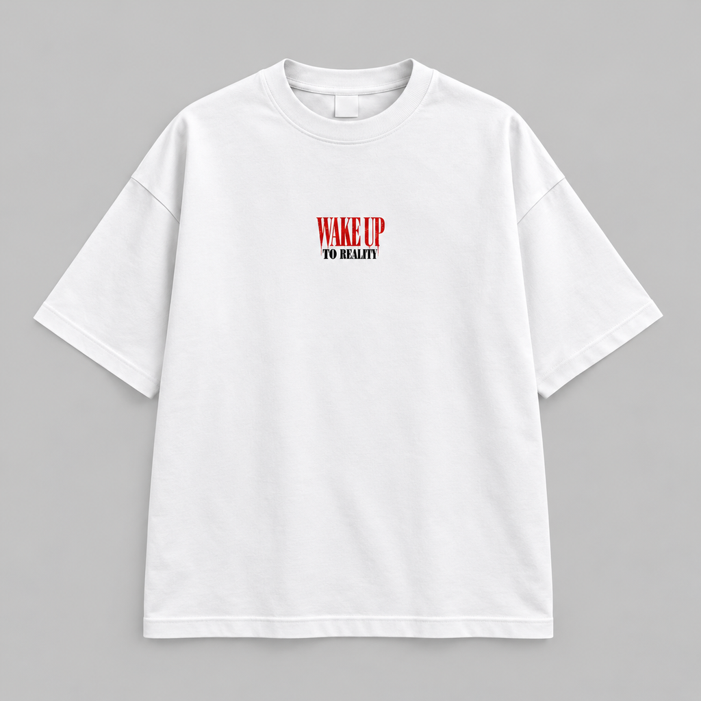 Wake Up To Reality Oversized T-Shirt | NEVERSEEN