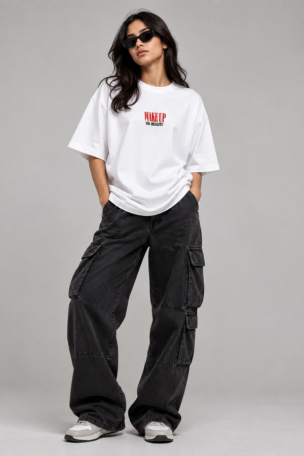Wake Up To Reality Oversized T-Shirt | NEVERSEEN