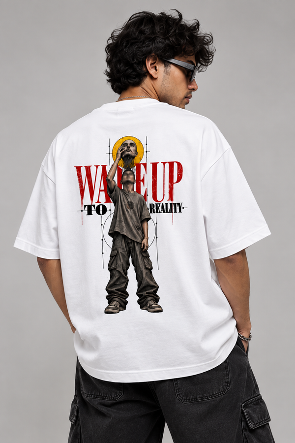 Wake Up To Reality Oversized T-Shirt | NEVERSEEN