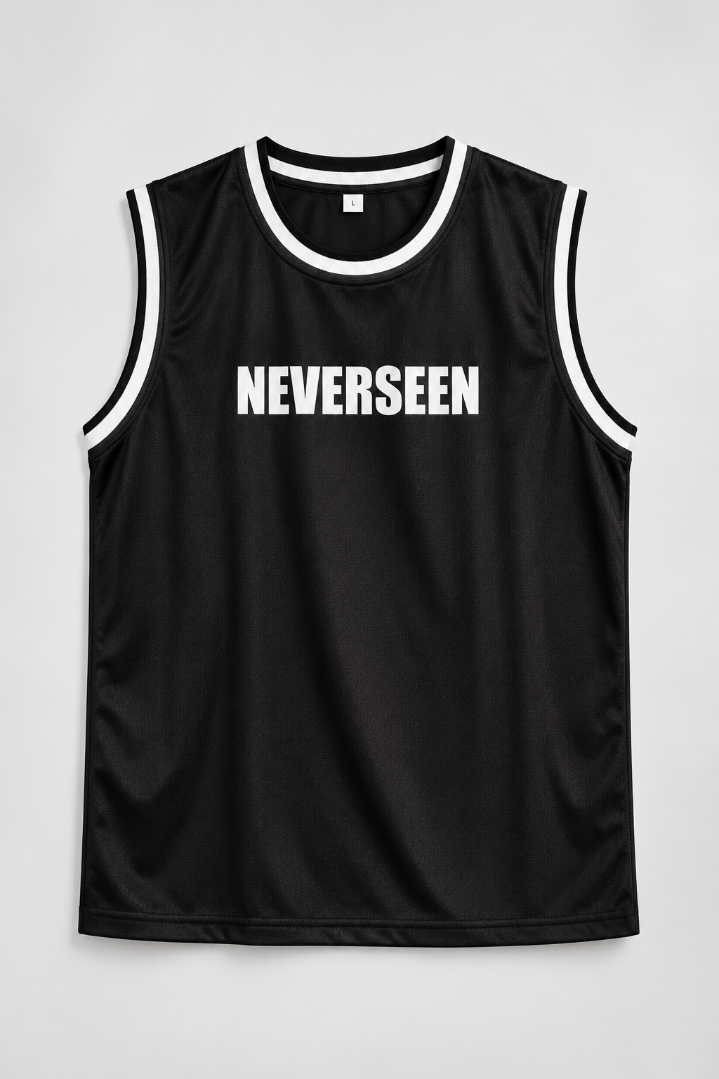 NEVERSEEN Black Sleeveless Jersey | Streetwear