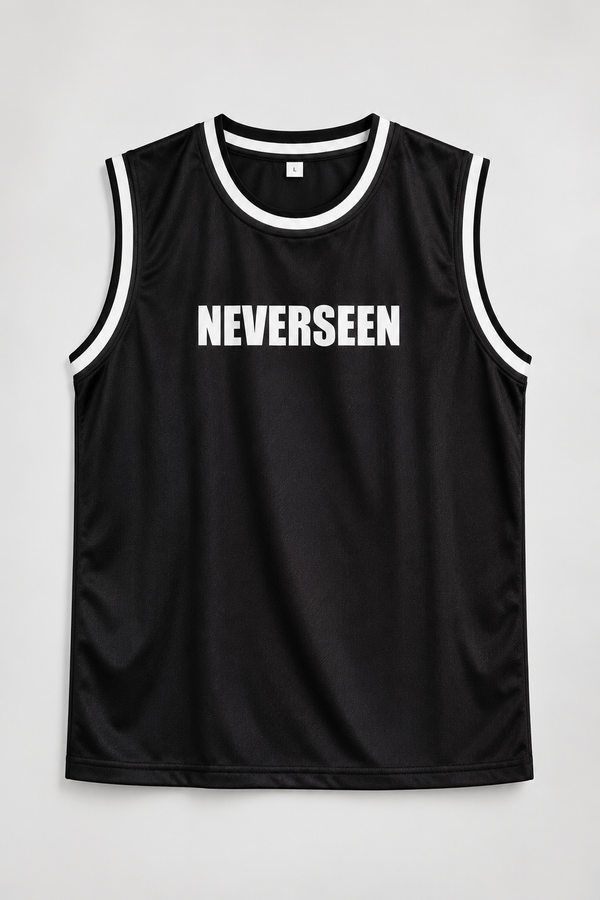 NEVERSEEN Black Sleeveless Jersey | Streetwear