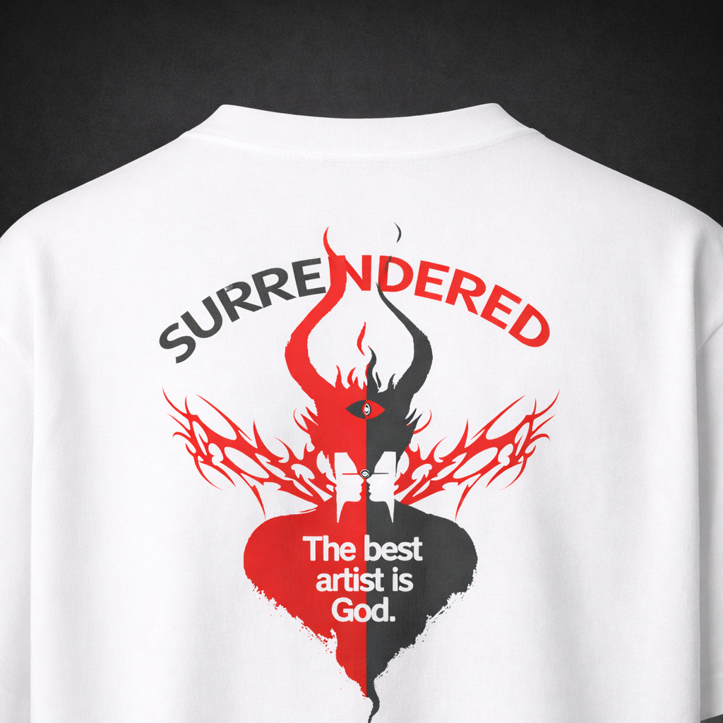 Surrendered – White Graphic Tee