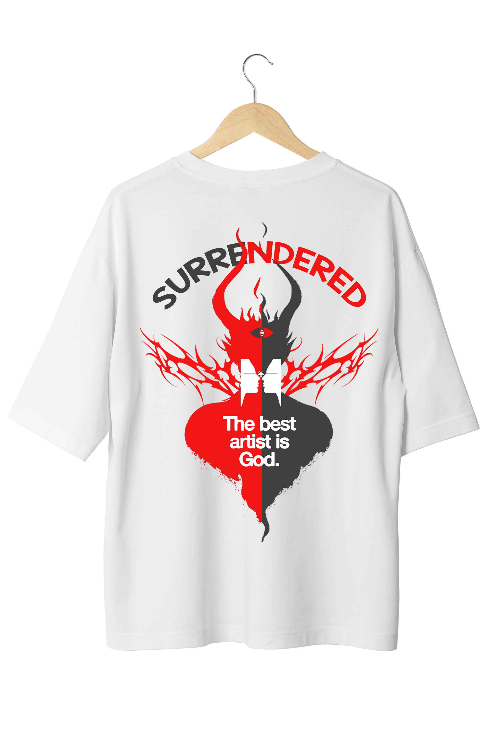 Surrendered – White Graphic Tee