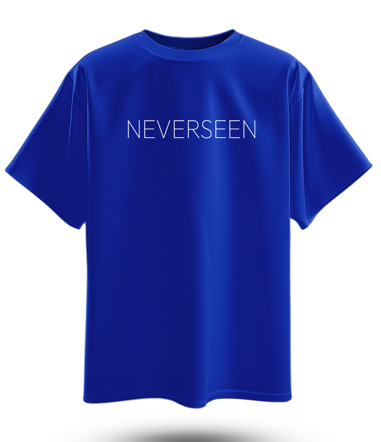 Unbothered Unaffected – Blue Oversized T-Shirt | NEVERSEEN®